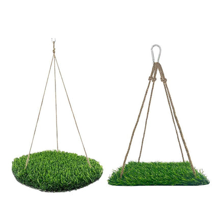 Parrot Turf Hammock Climbing Toy for Hamster Pet Bed Hanging Swing for Small Pet
