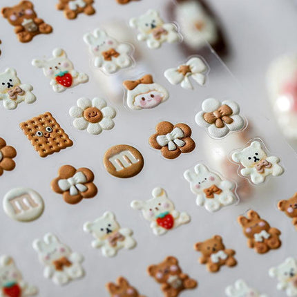 Chinese Style Nail Stickers Flower Decorations DIY Nail Stickers Nails Art - Aimall