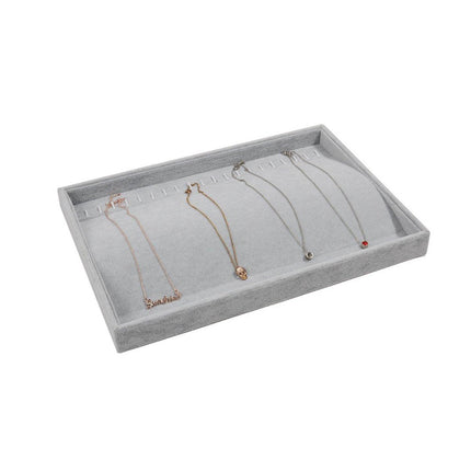 2pcs Necklace Jewellery Tray Simple Jewelry Storage Organizer Display Tray Set