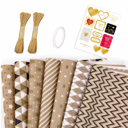 Vibrant Birthday Wrapping Paper with colorful designs