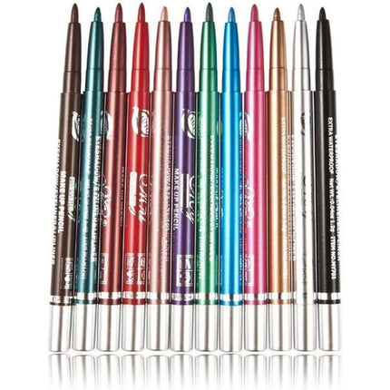 12 Colours Eyeliner Pencil Cosmetic Tool Makeup Pen Set Eye Shadow Glitter - Aimall