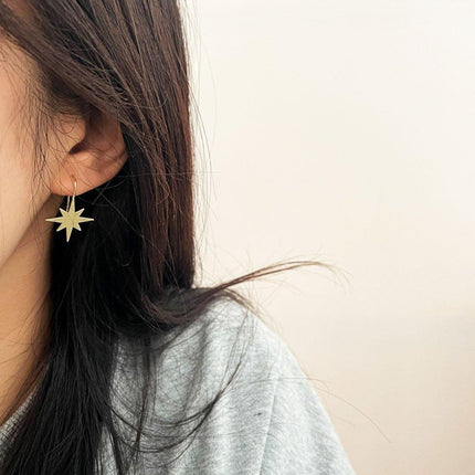 Vintage Vase Star Earrings Simple Everyday Studs Fashion Jewellery Women