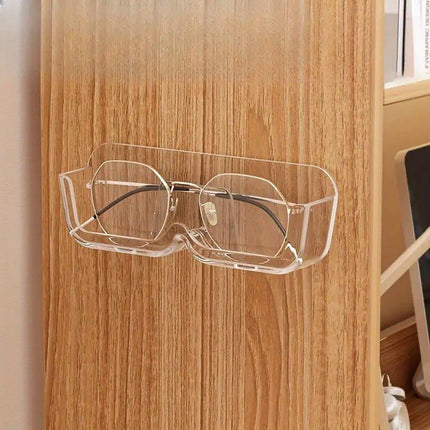 6pcs Eyeglass Organizer Wall Mounted Storage Rack Display Shelf Case Holder