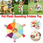 Interactive Dog Frisbee Puppy Teething Toy Pet Training Fetch Toy Outdoor