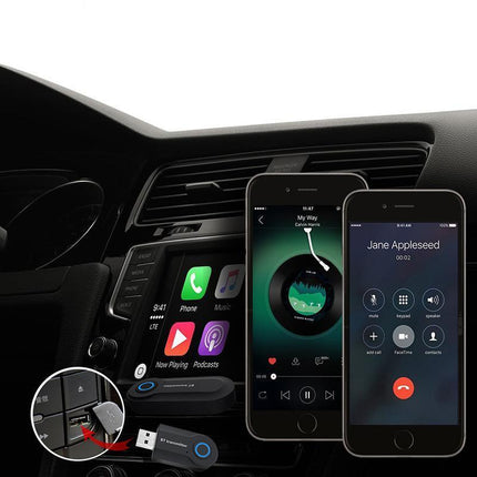 Wireless Bluetooth 5.0 Transmitter Stereo Audio Adapter Sender for TV PC Speaker - Aimall