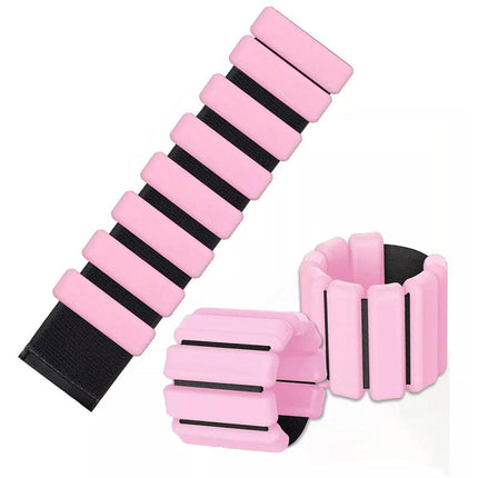 2PCS Adjustable Ankle Weights Wrist Weight Bracelet Fitness Equipment Training