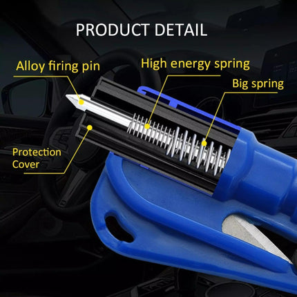 3PCS Car Window Glass Breaker Emergency Escape Safety Seat Belt Cutter Key Ring - Aimall