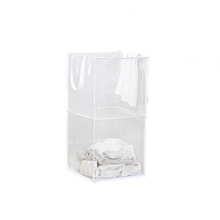 Foldable Laundry Washing Clothes Storage Bag Hamper Basket Bin Organiser - Aimall