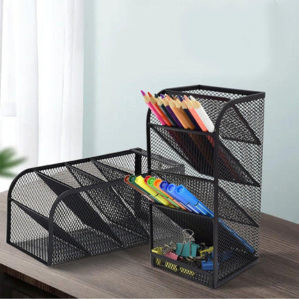 Multifunctional Slanting Pen Holder Desk Organiser Pen Holder Stationery Storage
