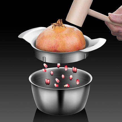 3PCS Stainless Steel Pomegranate Peeling Tool Fruit Seed Remover Opener Tool