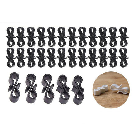 Up 100PCS Led Fairy Lights Gutter Hooks Heavy Duty Clips Party Led Fairy Light - Aimall