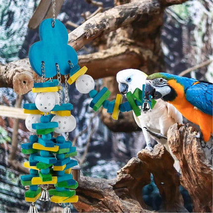 Wooden Parrot Chew Toy Bird Toys for Large and Small Birds Natural Pet Chew Toy