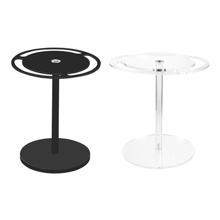 Clear Acrylic Sunglasses Display Stand 360 Rotating Eyewear Holder Black Desktop