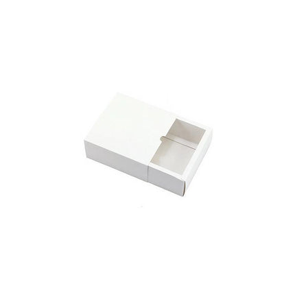 100PCS DIY Paper Box Drawer Type Jewelry Packing Box Tea Gift Cosmetics White - Aimall