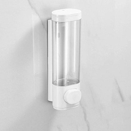 Wall Mounted Soap Dispenser Manual Press Shower Gel Bottle for Hand Sanitizer