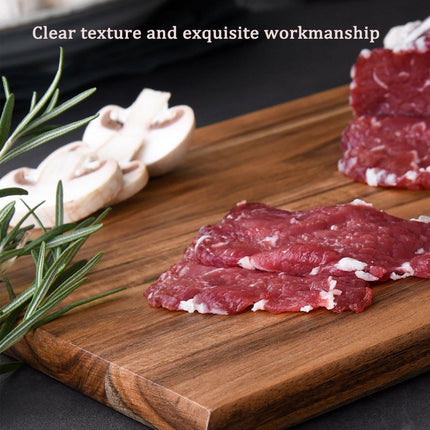 Large Hardwood Chopping Cutting Board Kitchen Steak Deli Meat Food Household