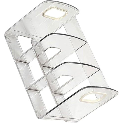 Acrylic Desktop Book Stand Transparent Office Storage Box File Rack Pen Holder