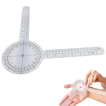 49CM 360 Degrees Calibrated Goniometer Physio Medical Joint Angle Measure Ruler - Aimall