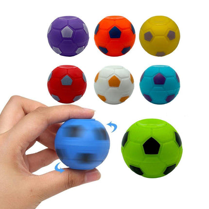 21X Mini Fidget Spinners Soccer Ball Toy Rotatable Stress Balls Easter Christmas
