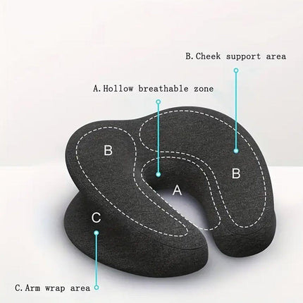 Universal Massage Table Face Cushion Pillow U Shape Head Face Down Rest Pillow