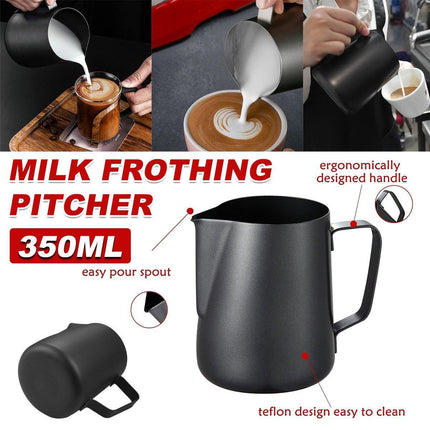 350ML Milk Frothing Pitcher Jug Frother Coffee Latte Container Pitcher Cup