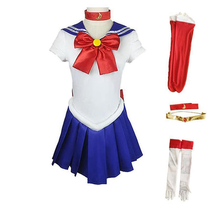 Anime Sailor Moon Tsukino Usagi Cosplay Costume Uniform Dress Halloween Outfits AU - Aimall