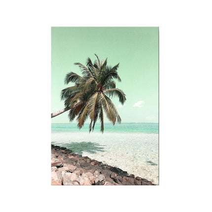 Living Room Wall Art Decorative Painting Beach Seaside Travelling Landscape