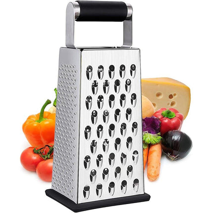 Stainless Steel 4 Sided Kitchen Shredder Multi Purpose Grater Peeler Tool