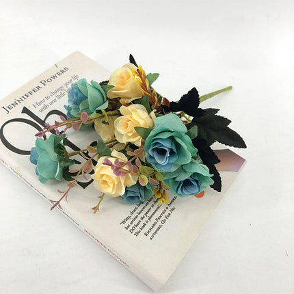4pcs Artificial Flowers Home Decoration Floral Arrangement for Living Room Decor