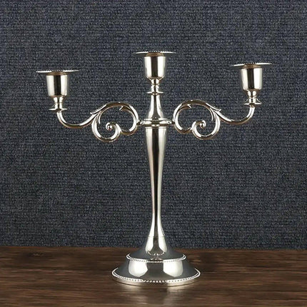 3/5 Arms Alloy Candle Holder Stand Candlesticks Candelabra Wedding Home Decor