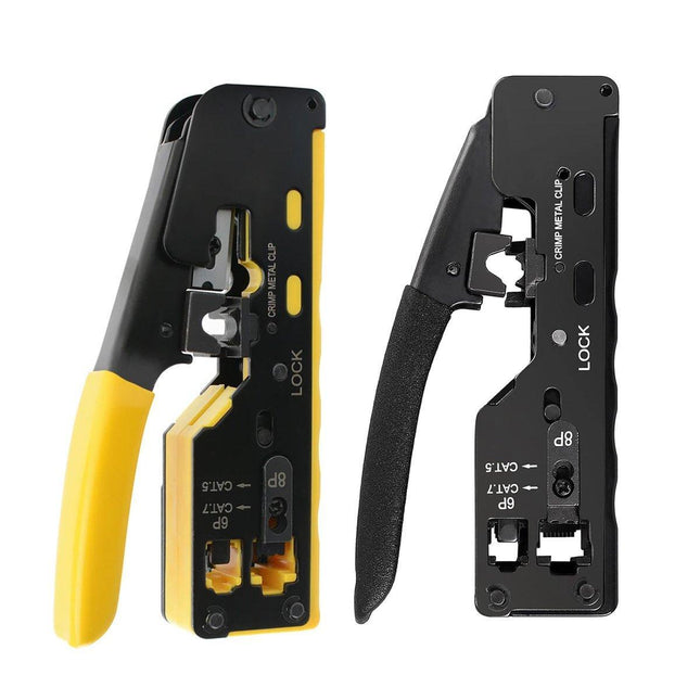 Network Cable Pliers Multi-Function Crimping Tool Dovetail Clamp for Wiring