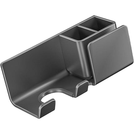 Aluminum Hair Dryer Holder Wall Mount Punch-Free Bathroom Hanging Rack Organizer