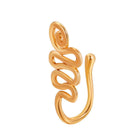 Ladies Fashion Clip-On Fake Nose Ring Cuff Non-Piercing African Style Nose Cuff - Aimall