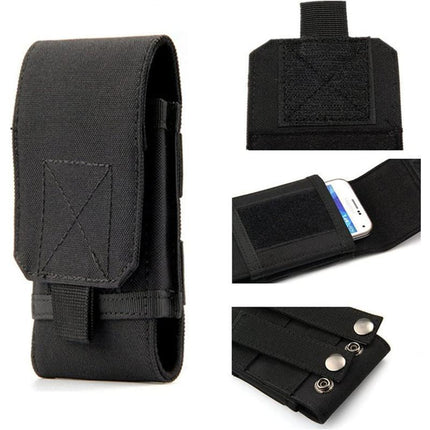 Universal Outdoor Tactical Mobile Phone Pouch Holster Case Bag Hook Holder Belt - Aimall