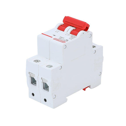 AC Circuit Breaker Solar 220-380V 2Pole Double MCB Mini 10-63 Amp