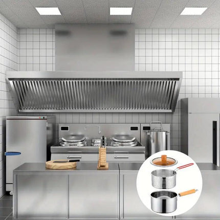 Durable Stainless Steel Small Fryer Household Use Deep Frying Kitchen Appliance