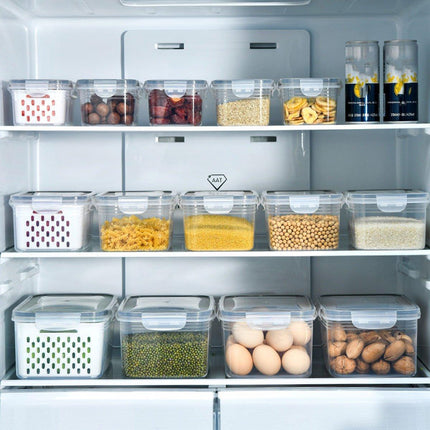 3PCS Food Storage Container Set Fridge Microwave Plastic Safe Fresh Keeping Box