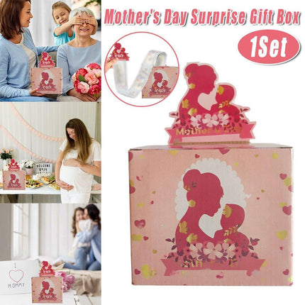 Creative Mothers Day Money-drawing Gift Box Pull-out Surprise Cash Box Decor