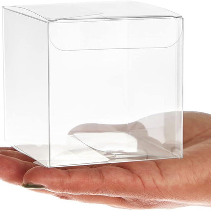 20 PCS Clear Treat Box Box Portable Cake Display Transparent Birthday Cake - Aimall