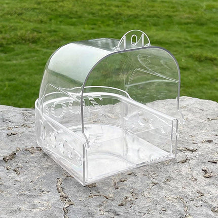 Parrot Bathing Cage Accessories Large Multi Purpose Bird Bathtub Sleeping Nest