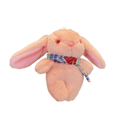 Cartoon Rabbit Doll Plush Toy Key Chain Accessories Bag Pendant Gift Keychain - Aimall
