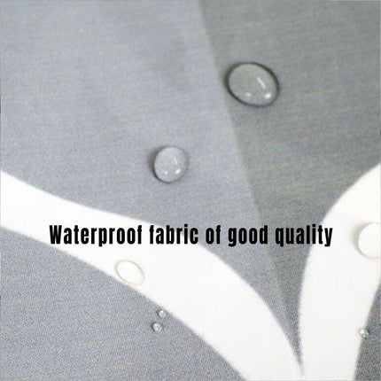 Waterproof Fabric Shower Curtain Simple Bathroom Curtain No Drill Bath Screen