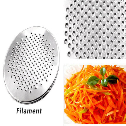 Stainless Steel Kitchen Cheese Grater with Container Storing Fruits Cheese Box
