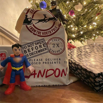 Large Christmas Sacks Jumbo Large Santa Gift Sack Bag Gifts Stocking Present Bag