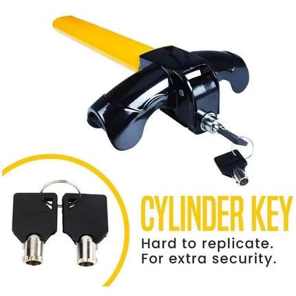 Car Steering Wheel Lock T-Type Anti-Theft Lock for Vehicle Security Protection
