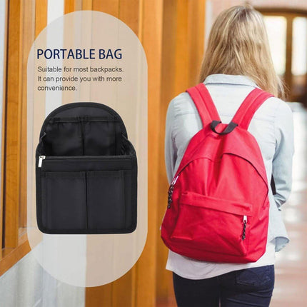 Backpack Liner Organizer Anti-theft Insert Bag For Handbag Travel Cosmetic Bags