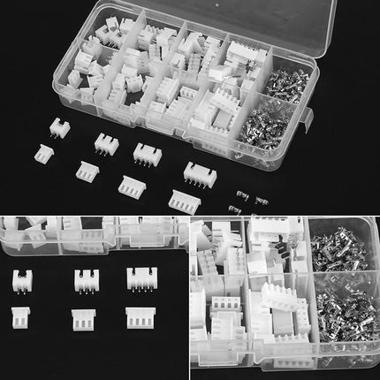 230PCS/Box XH 2.54 2p 3p 4p 5pin 2.54mm Pitch Terminal Kit JST Connector C3 - Aimall