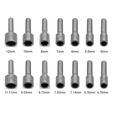 14PCS Hexagonal Handle Electric Screwdriver Set with Bits Drill Power Tool Kit