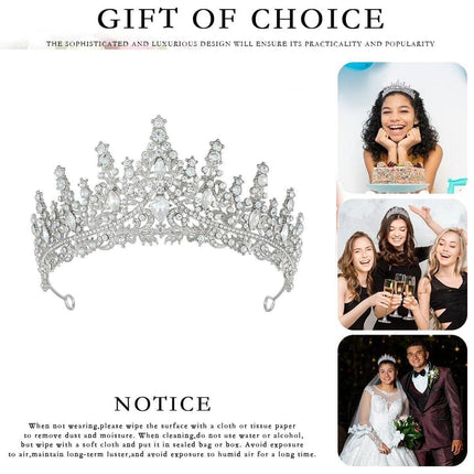 Tiara Crystal Rhinestone Crown Princess Rhinestone Crown Prom Crystal Headband