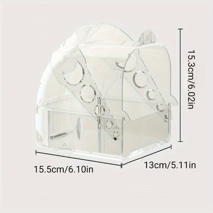Parrot Bathing Cage Accessories Large Multi Purpose Bird Bathtub Sleeping Nest